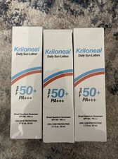 3 Kriloneal Clear Face Sunscreen SPF 50 PA Broad Spectrum Exp 11/2025 Sealed