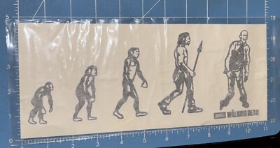 The Walking Dead Exclusive Supply Drop  Evolution Of A Walker Car Decal New