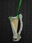 Cashs Of Ireland Harp Ornament Irish Dresden Signed