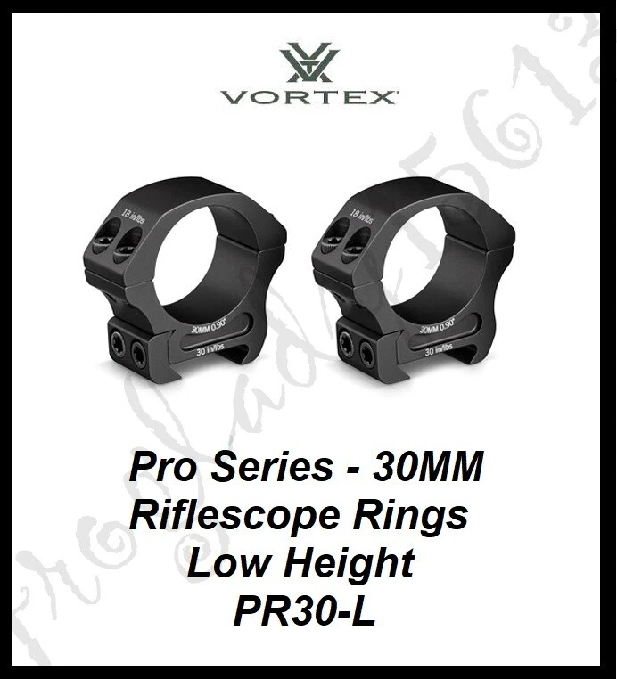 Vortex Optics Pro Series 30 mm Riflescope Rings - Pair (PR30-L