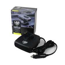 AutoDrive 12 Volt Window Fan  Defogger With Stand, Black - Durable
