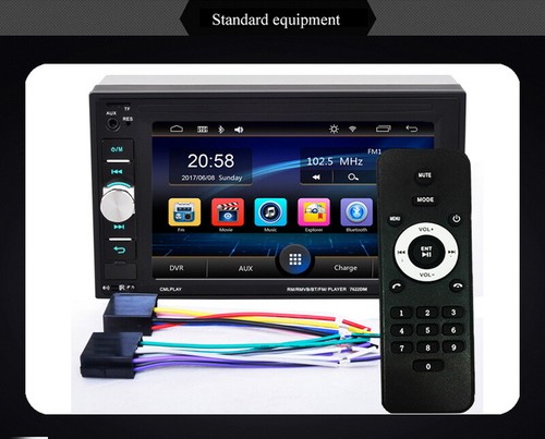 6.2" 2 Din Bluetooth Car Stereo Radio In-Dash Touch Screen Mirrorlink MP5 Player - Picture 14 of 14