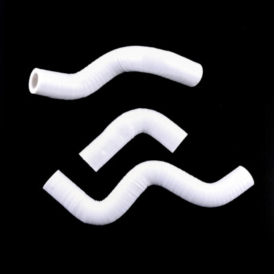 Silicone Radiator Hose Fit KTM 50SX PRO JR SR PRO 2001-2008 Coolant Pipes White