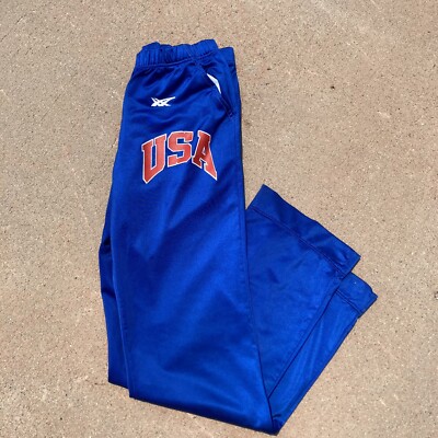 Vintage 80 s Asics Tiger Team USA Olympics High Waisted Athletic Pants Medium