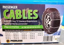 1 Pair Peerless Chain Passenger Ca Tire Cables 0172955 14.75x 6.75x 5.12a7b4