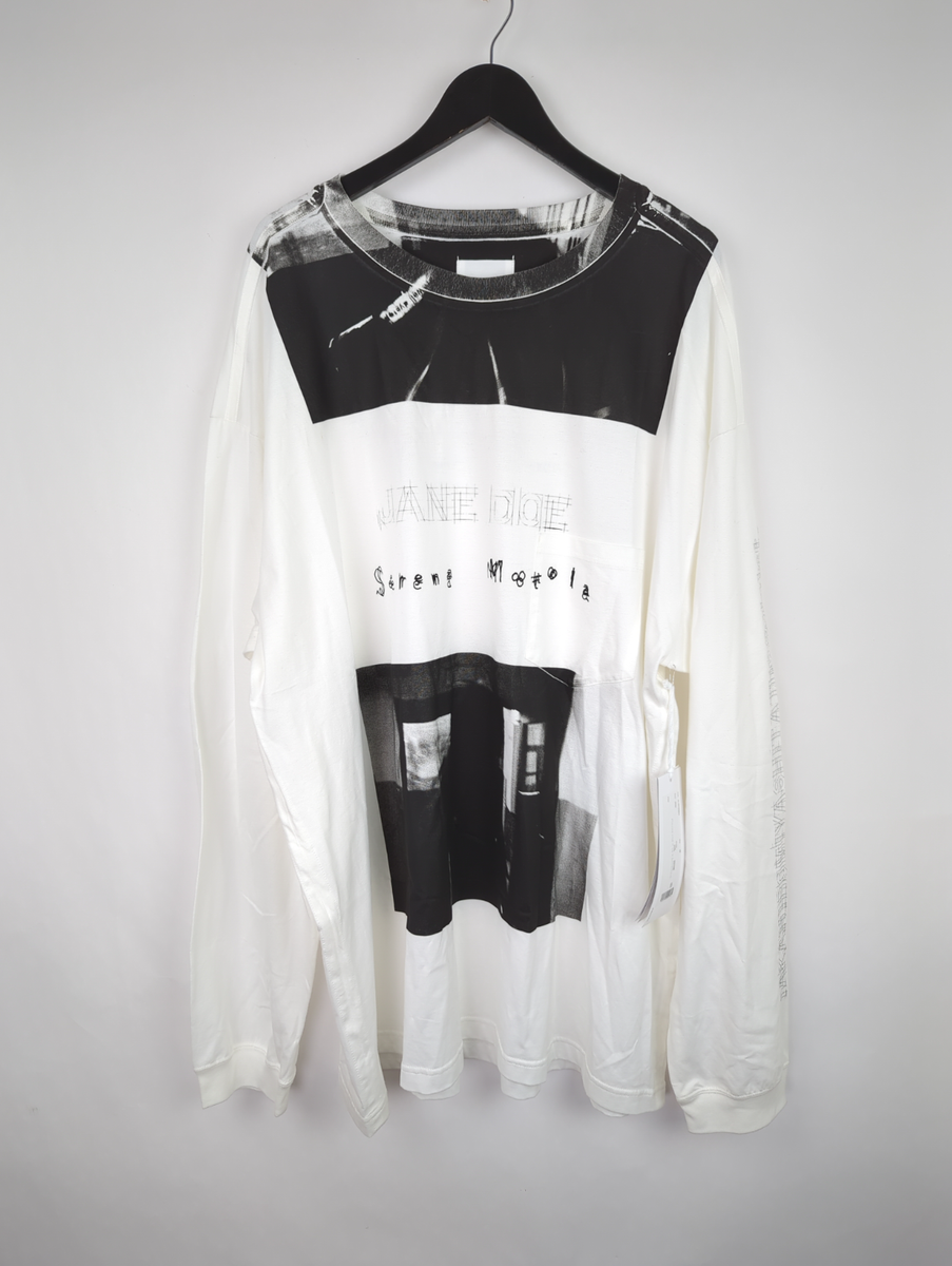 TAKAHIRO MIYASHITA The Soloist シャツ Mサイズ NWT TAKAHIROMIYASHITA THE SOLOIST Sz IT 52 US 42 White Graphic