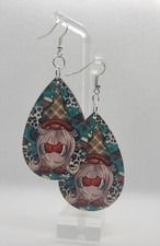 CHRISTMAS EARRINGS CHRISTMAS GNOME 175S JUST IN TIME LQQK