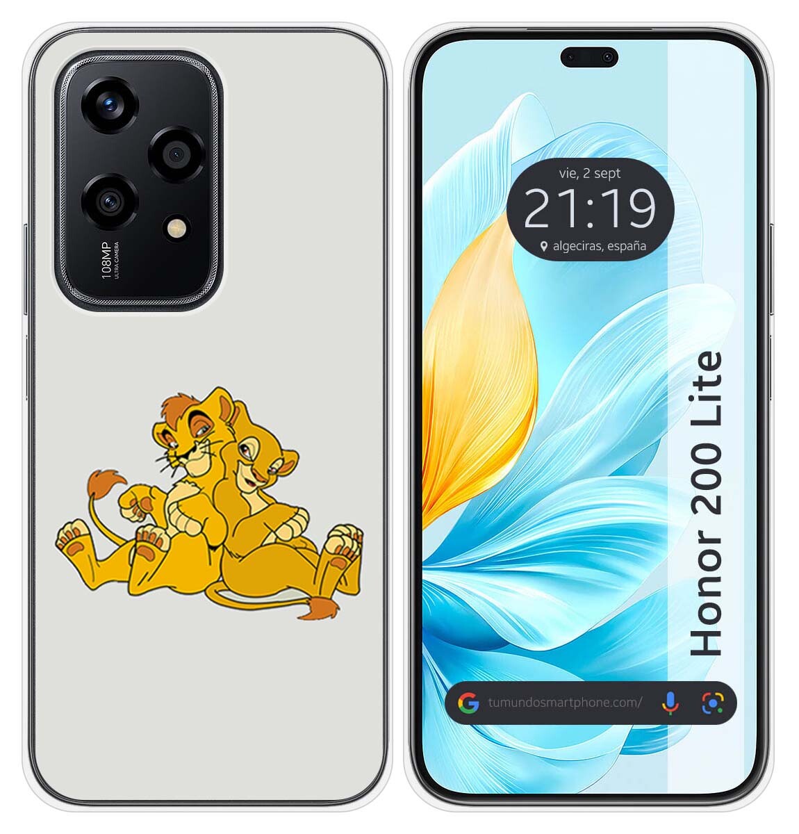 Cover Silicone per Huawei Honor 200 Lite 5G Disegno Leoni Disegni