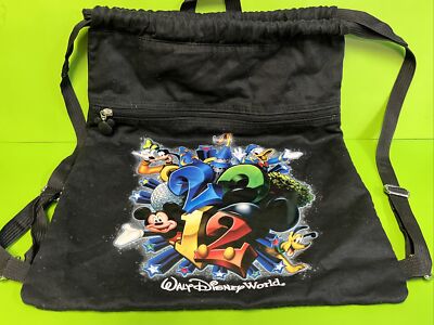 Walt Disney World 2012 Draw String Backpack Excellent Mickey  display picture 1