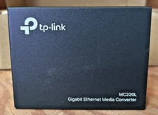 tp-link MC220L Gigabit Ethernet Media Converter ⚡PSU included