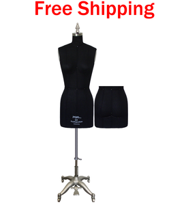 Details About Female Dress Form Sewing Mannequin W Adjustable Collapsible Shoulders Size 10