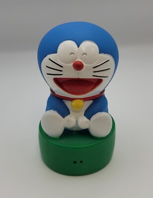 Vintage Doraemon Fujiko Pro 1970 Rare Vinyl Toy Figure 3.75'' Tall Original