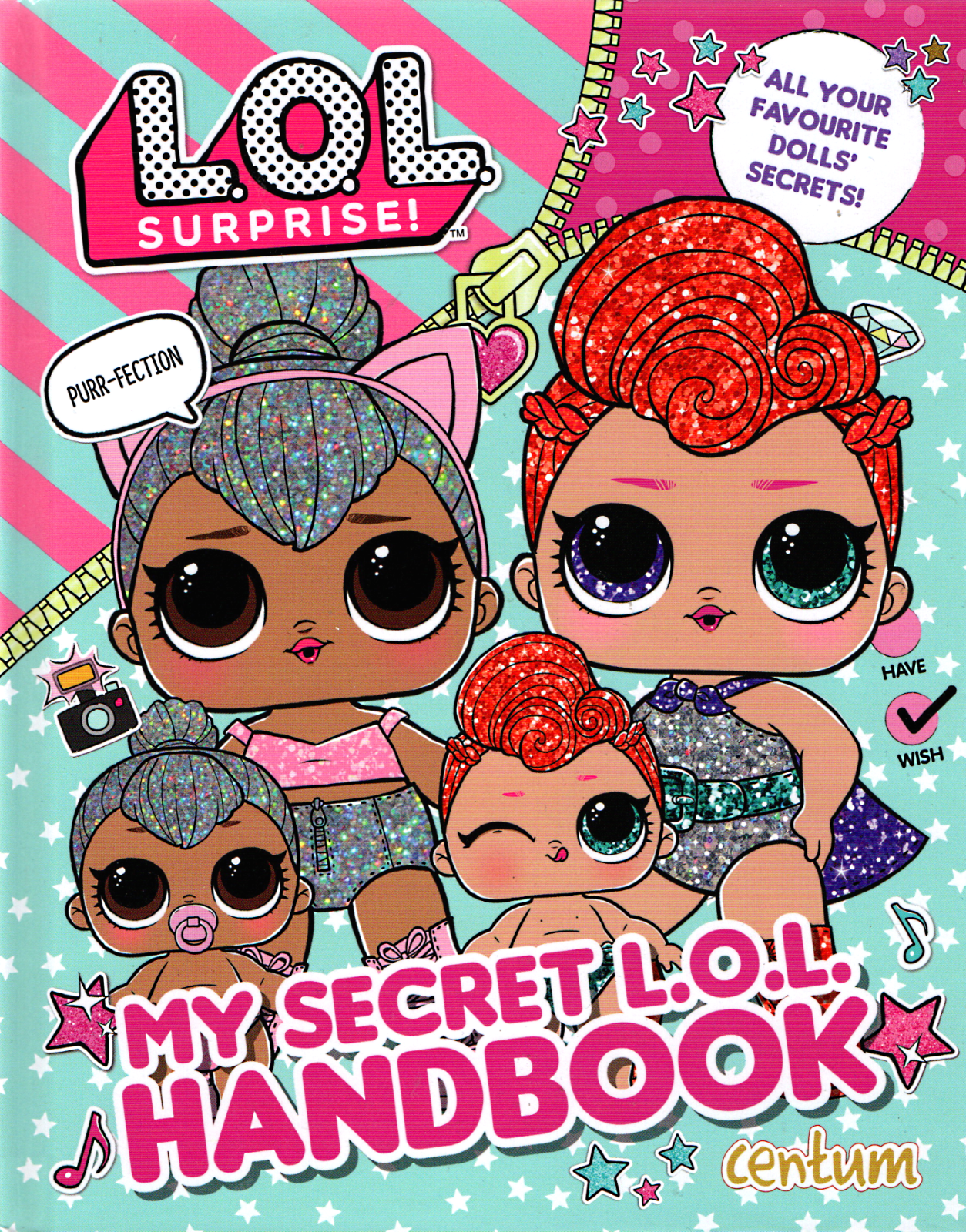 L.O.L Surprise! - My Secret L.O.L Handbook - Childrens Hardback Book, V.Good