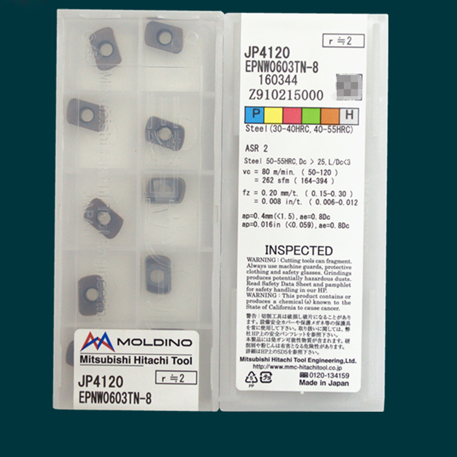 10pcs/box New Hitachi CNC Blade EPNW0603TN-8 JP4020 Fast Delivery | eBay
