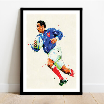 FRANCE FRENCH RUGBY UNION LEGEND SERGE BLANCO