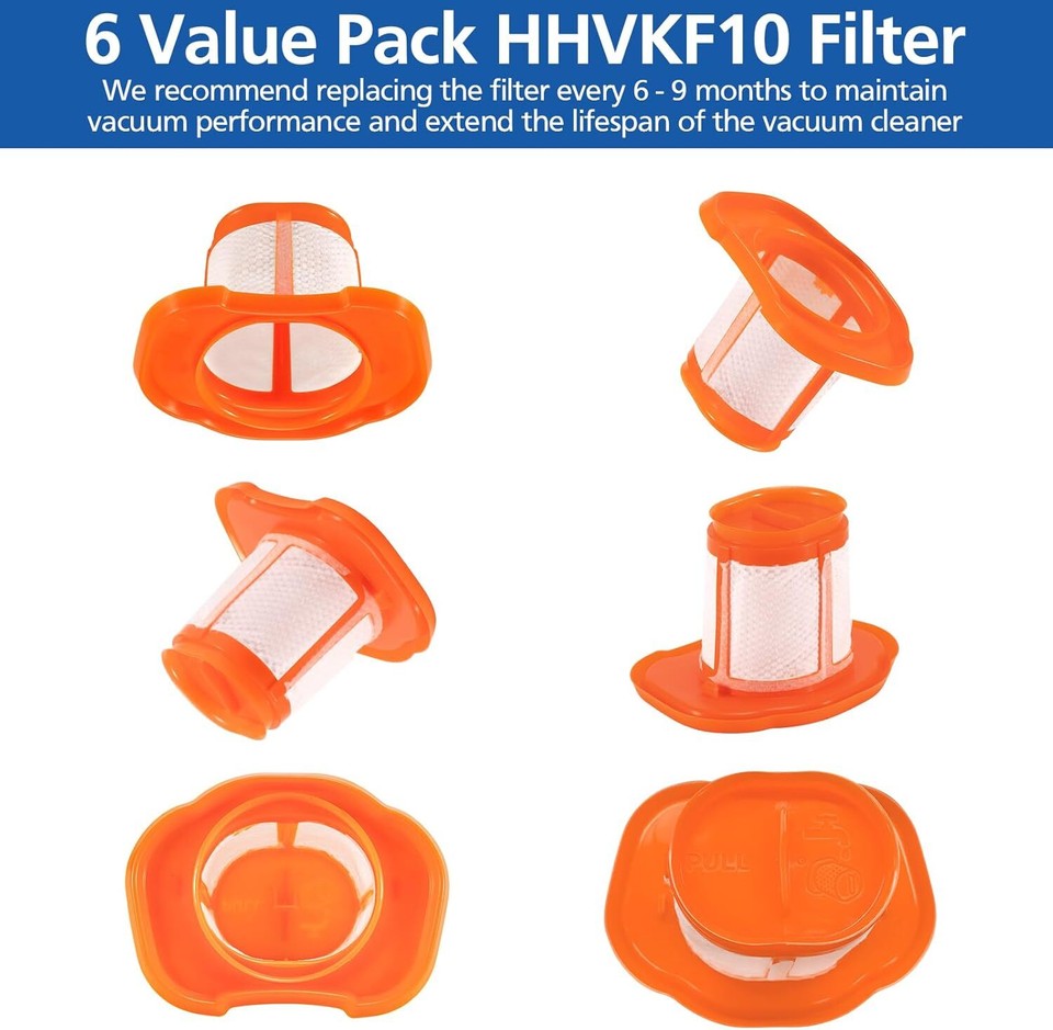 HHVKF10 Filter Compatible with BLACK And DECKER Handheld Vacuum Filter