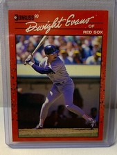 1990 RARE Dwight Evans error baseball card - No Dot (.) after Inc