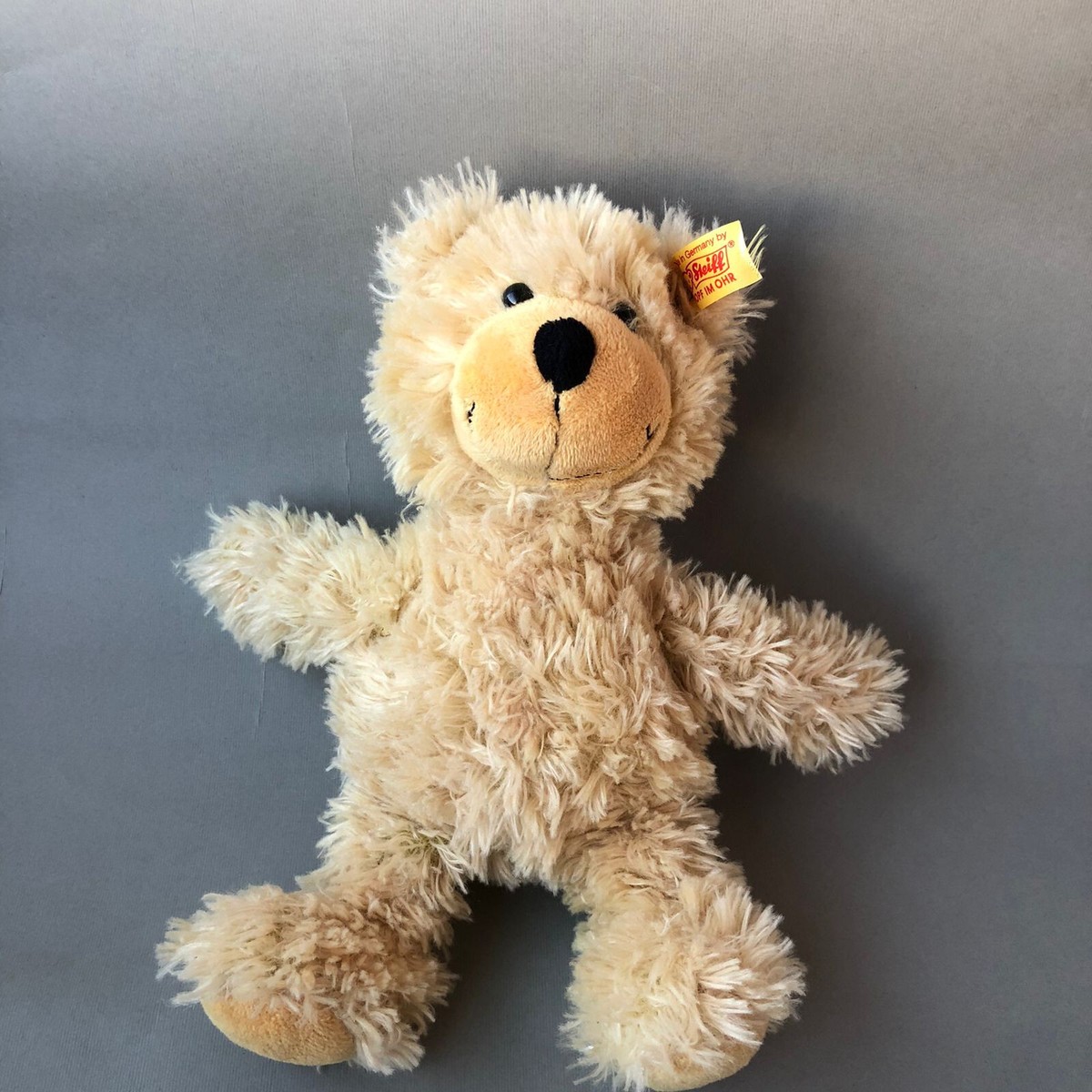 Steiff Teddy Charly dangling Teddy bear 012815 Ear ID Flag