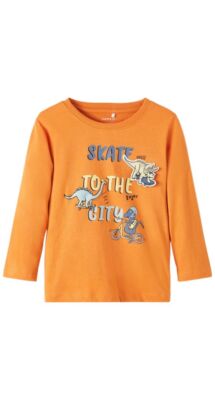 Name it T-Shirt für Jungen Farbe Orange Modell 13205201 Tomato Cream