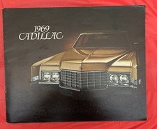 1969 Cadillac Deville Fleetwood Calais Original Car Dealer Sales Brochure
