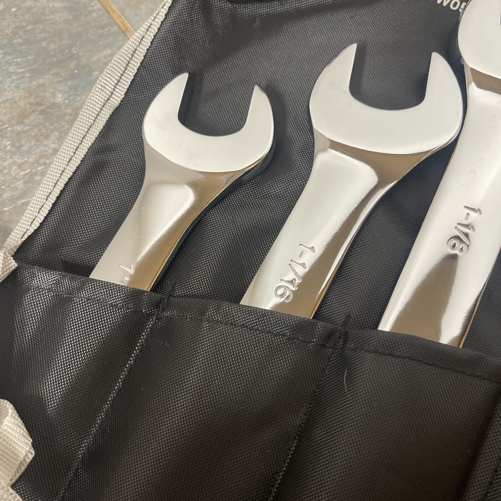 Geardrive 5-Piece Long Pattern Combination Wrench Set