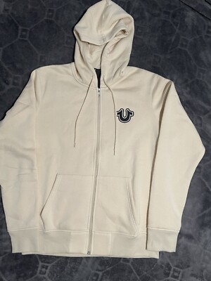 Men's True Religion Zip Up Hoodie Large - NWT | eBay