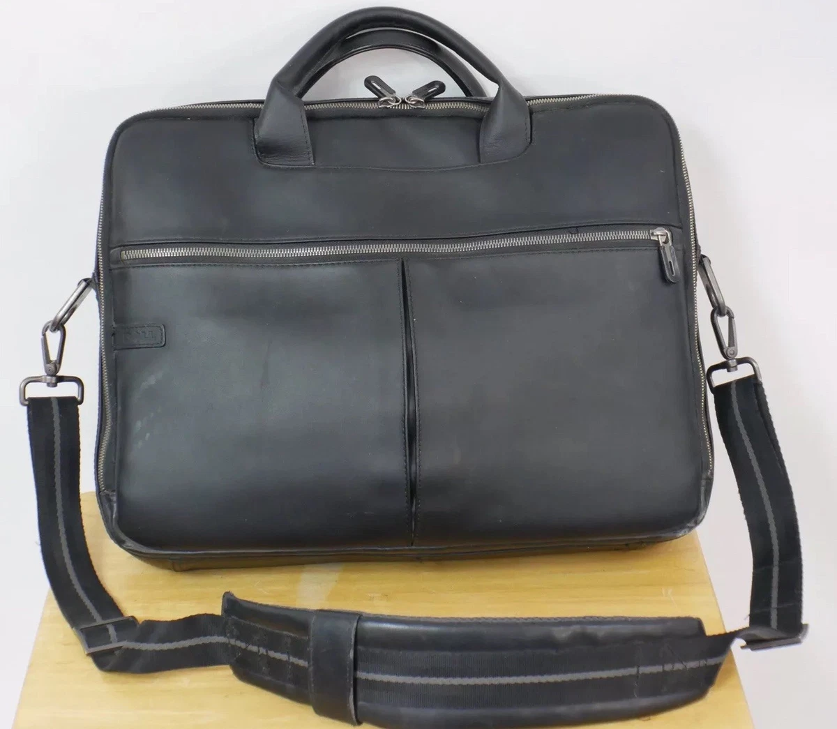 Dell leather cheap laptop bag