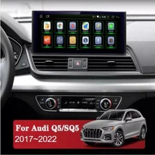 Android 12.3"gps Navigation For Audi Q5 2017-2022 Multimedia Carpal Wifi 4g