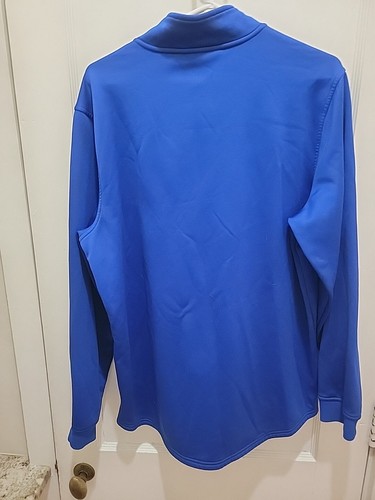 Men's UNDER ARMOUR Blue "ColdGear" Long Sleeve 1/2 Zip Jersey Jacket Size XL - Picture 5 of 5