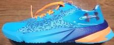 New Under Armour Scramjet 5 Blue Running Shoes Sneakers 3026308-401 Size 6Y