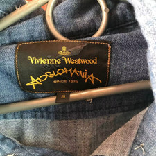 Vivienne Westwood Denim Casual Button-Down Shirts for Men for sale