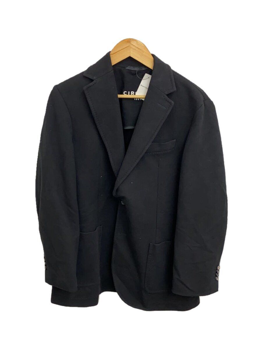 CIRCOLO 1901 tailored jacket solid cotton jersey 52 Black 3204 