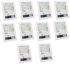 10-er Set Ikea FISKBO 13x18 Bilderrahmen weiß