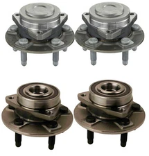 Moog Front & Rear Wheel Bearing and Hub Assemblies Kit For Cadillac CTS Auto RWD