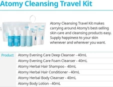 atomy Cleansing Travel Kit (6pcs per set)
