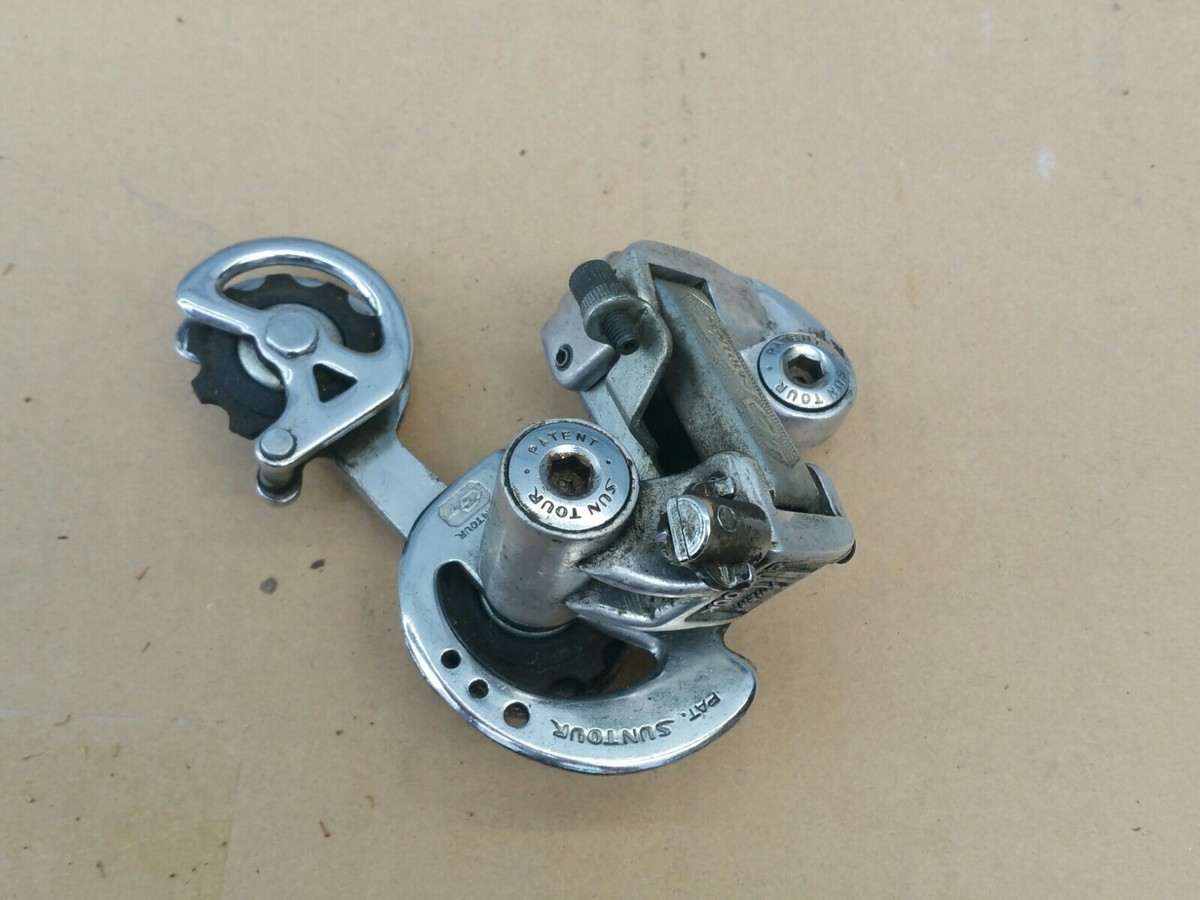 Vintage 1st Gen Suntour V-GT Short Cage Rear Derailleur 5 6 Speed