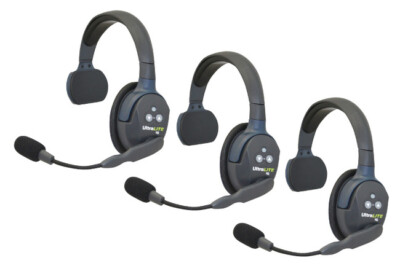 EARTEC UL3S HD - Intercomsystem für 3 Personen gleichzeitig - Vollduplex Funk