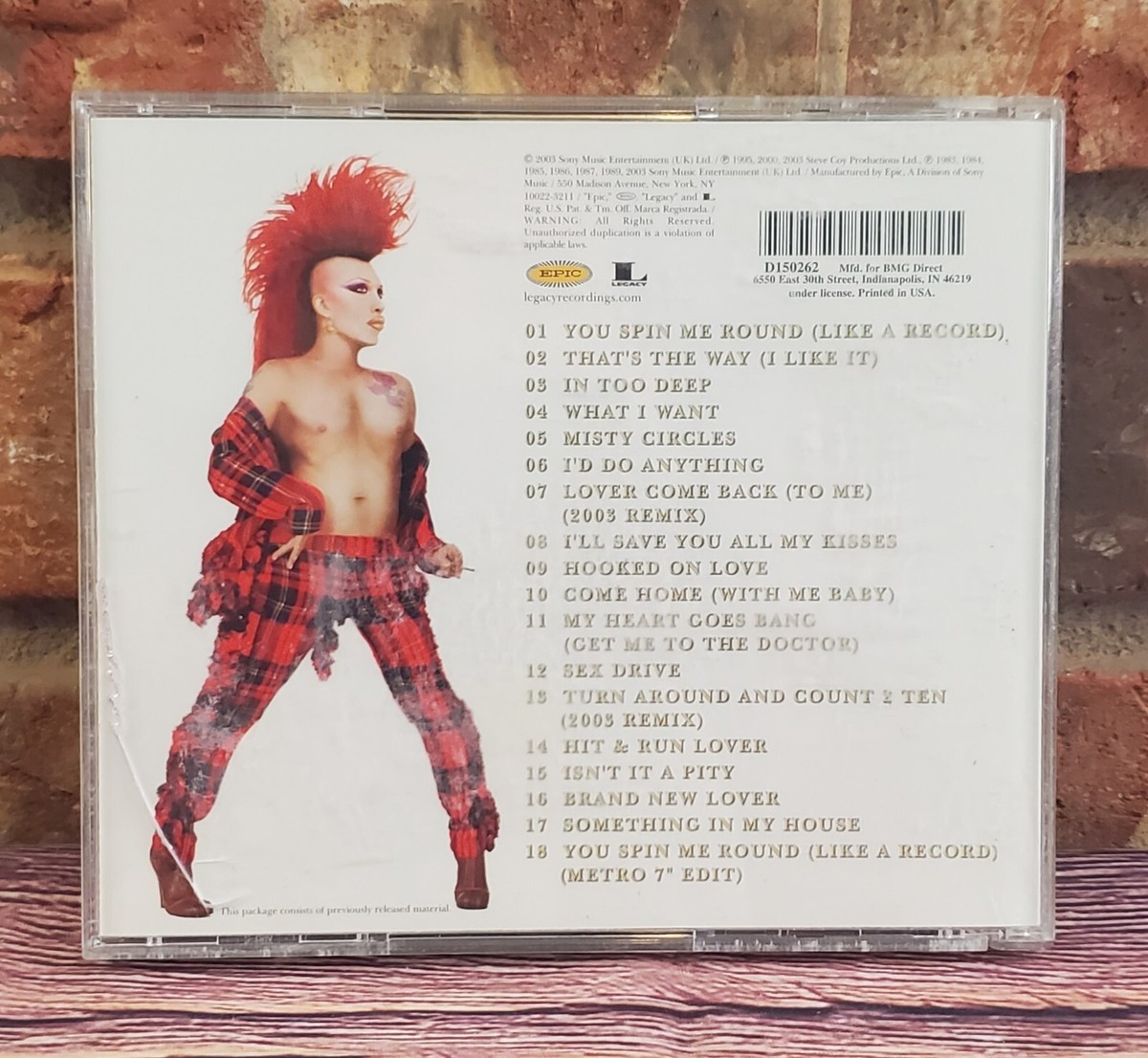 Evolution: The Hits by Dead or Alive (CD, Jun-2003, Epic/Legacy