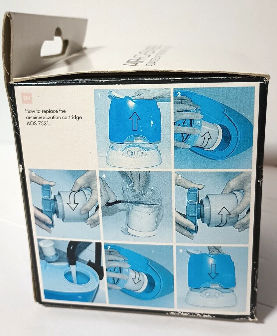 NEW TWO (2) PACK AIROSWISS AOS 7531 HUMIDIFIER DEMINERALIZATION