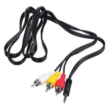 AV A/V Audio Video TV-Out Cable Cord Lead for Canon Camcorder Vixia FS406 HF-M52