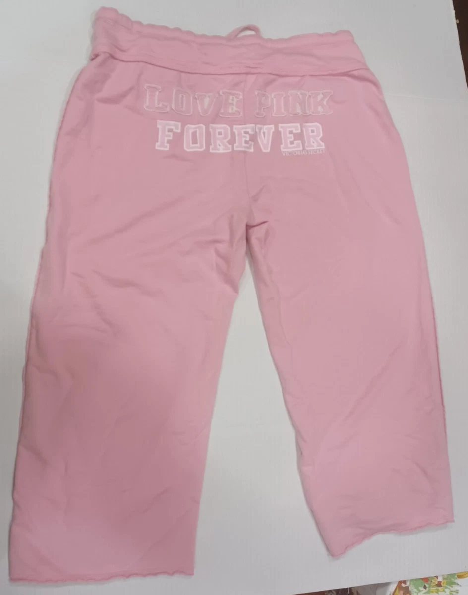 Vintage Victoria's Secret vs Pink capri Sweatpants Sz small Used