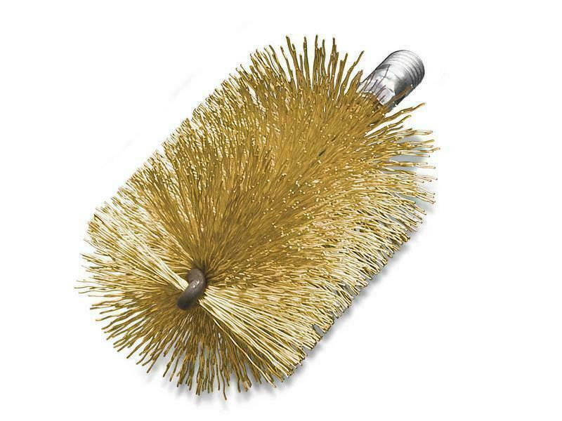 Lessmann Threaded Tube Brush 30mm Brass Wire LES506730