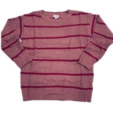 LuLaRoe Small Mariah Sweater Mauve Pink Striped NWOT