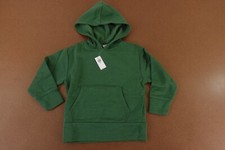 Old Navy Youth Size XS 5 Green Fleece Gender-Neutral Pullover Hoodie NWT