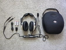 *Lightspeed Zulu 3 ANR Headset ( Bluetooth | Dual Plug) +Case/Batt/Aux/Clip*