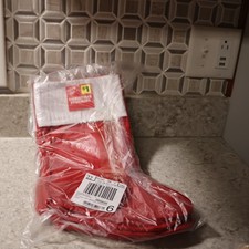 Lot of 6 Holiday Time 14"  Stockings White  Red  NEW