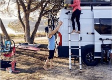 Thule Telescoping Roof Access Cargo Camper Van Rv Ladder 9 Step 301404 New