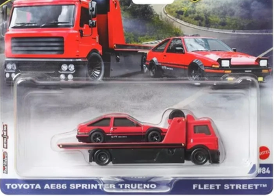 INHAND Hot Wheels Premium Team Transport 2025 Toyota AE86 Sprinter