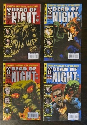 Dead of Night #1-4 Limited Series Complete Set 2008 marvel Max Comics Man-thing