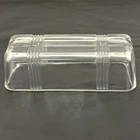 VTG Hazel Atlas Criss Cross 1/4lb Butter Dish LID ONLY Replacement 2.25 x 5.75"